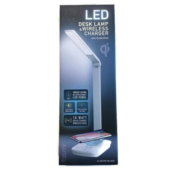 Tzumi Other - Tzumi LED Adjustable Desk Lamp and Wireless Charger Android & iPhone Compatible